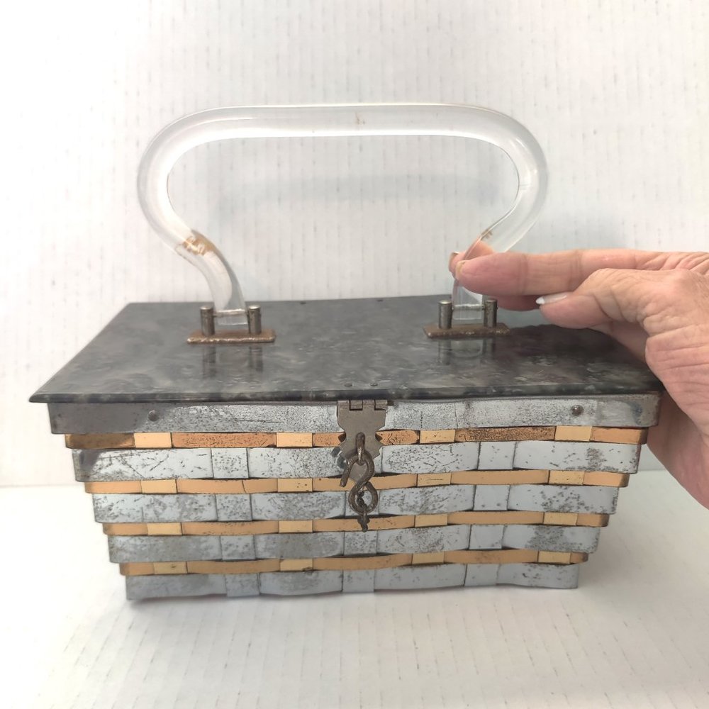Fabulous 50's Metal Box Purse